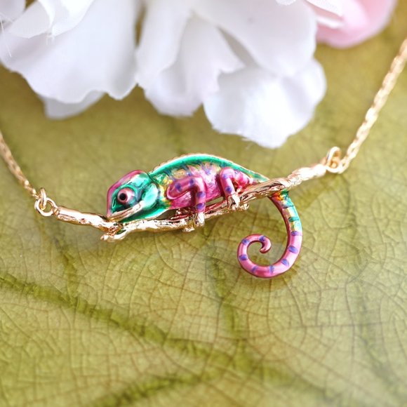 BNW Bill skinner chameleon necklace - Picture 2 of 13